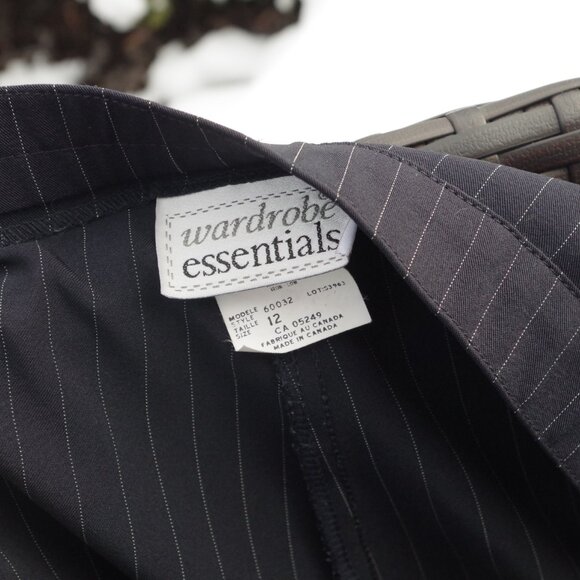 Vintage Pin Stripe Ladies Pants By Wardrobe Essentials - Picture 5 of 9